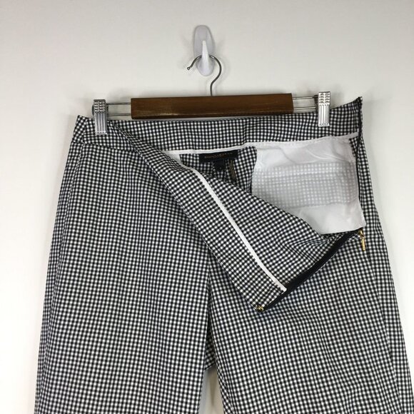 Donna Karan Gingham Black and White Pants Size 4 - Picture 4 of 11